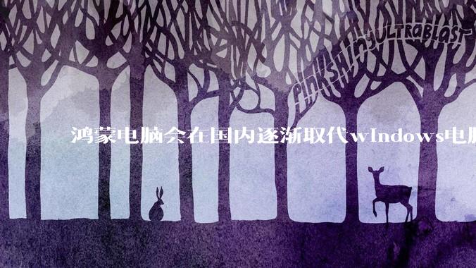 鸿蒙电脑会在国内逐渐取代windows电脑吗？