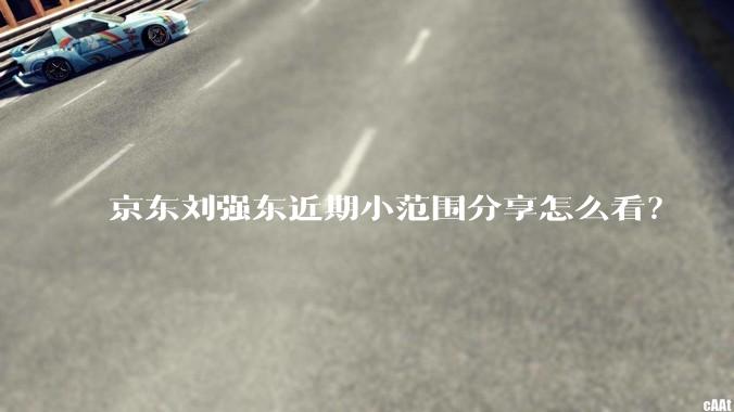 京东刘强东近期小范围分享怎么看？