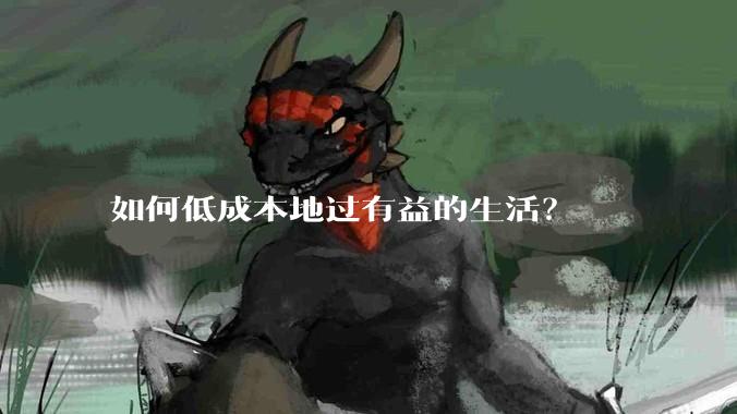 如何低成本地过有益的生活？