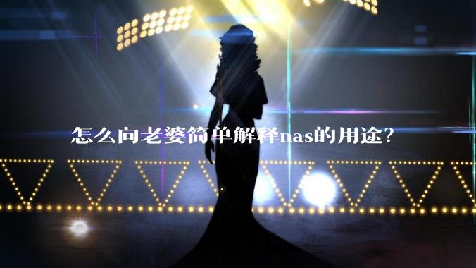 怎么向老婆简单解释nas的用途？